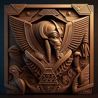 3D model Pharaonic game (STL)